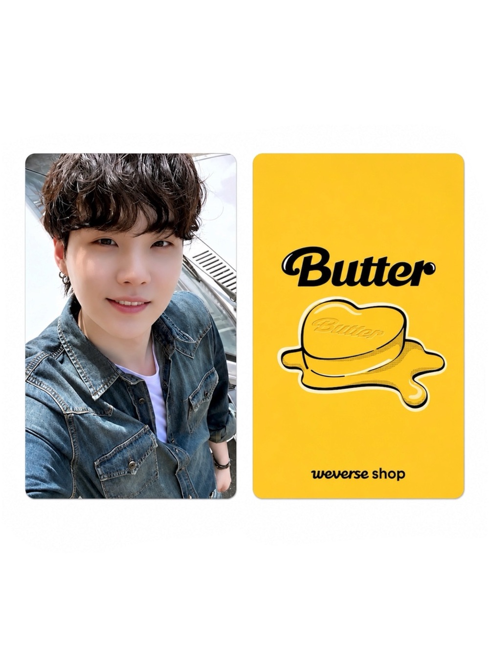 BTS BUTTER WEVERSE PRE-ORDER SUGA PHOTO CARD + TIN - BRAND NEW (PLS READ)